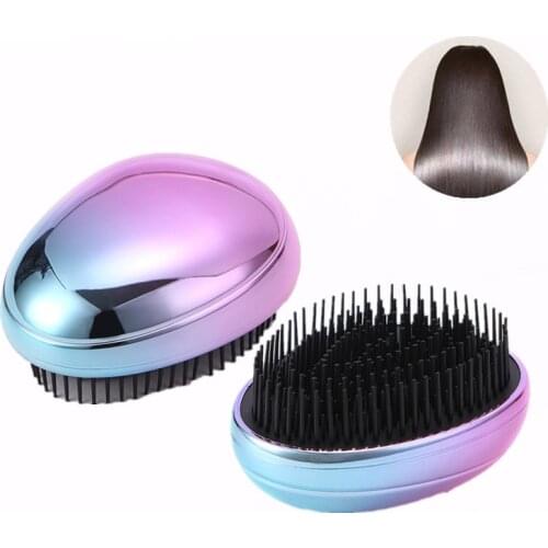 1pc Ionic Manual Hairbrush Negative Ions Hair Brush Comb Anti Frizz Static Massage Hairbrush Hair Modeling Styling Magic Combs