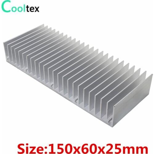 10pcs 150x60x25mm Aluminum Heatsink heat sink radiator for Electronic Chip RAM LED IC COOLER cooling