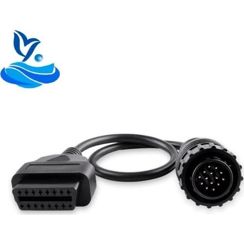 14pin To 16Pin car Diagnostic cable Sprinter 14 Pin To OBDII OBD2 OBD II ODB 2 16 Pin Adapter