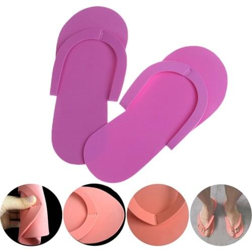 2020 Disposable Foam Slippers Foam Pedicure Slippper For Salon Spa Pedicure Flip Flop Tools Spa Pedicure Sandals 12 Pairs