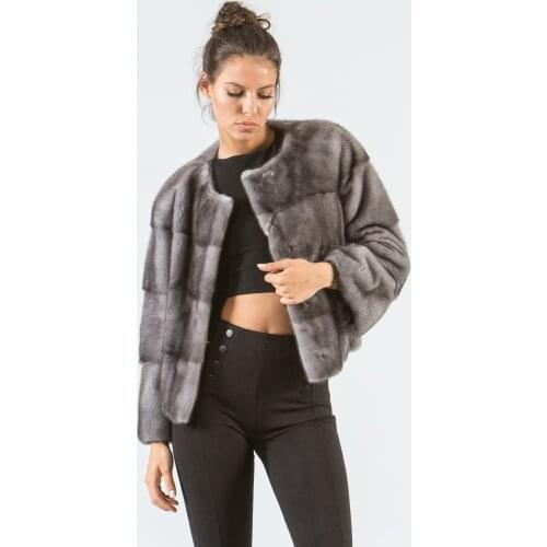 2021 ladies real mink fur coat short coat mink fur coat ladies fashion high-end atmosphere