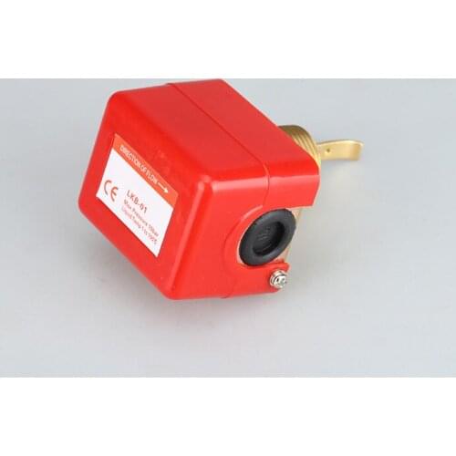 3/4'' Inch Brass Material Connector ABS Material Housing and 1 pcs steel paddle flow switch water sensor