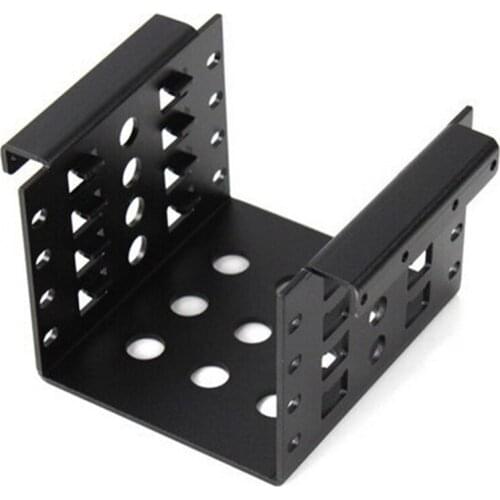 4-Bay 2.5-Inch to 3.5-Inch Adapter Bracket Hard Drive Caddy SSD Chassis Hard Drive Mounting Tray Caddy Bay