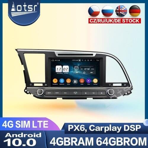Car Radio Screen For Hyundai Elantra 2016 Multimedia Player Android GPS Navigation Car DVD Player Audio Stereo Head Unit Carplay