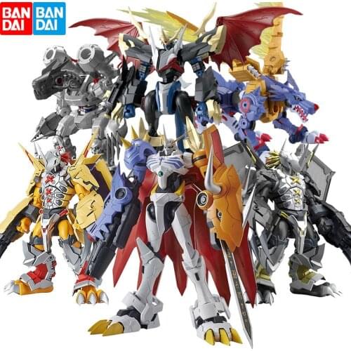Bandai Original Assembled RISE FRS Digimon Black Fighting Tyrannosaurus Omega Garuru Emperor Dragon Armor Evil Dragon Beast
