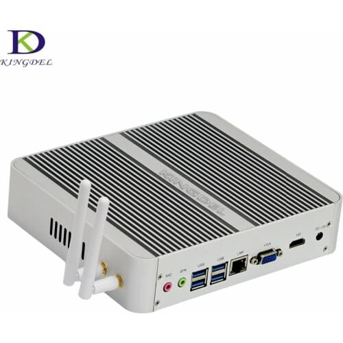 Fanless Mini PC with 7th Gen Kaby Lake Core i5 7200U Nuc Windows 10 Nettop PC 16GB RAM 4K HTPC Computer
