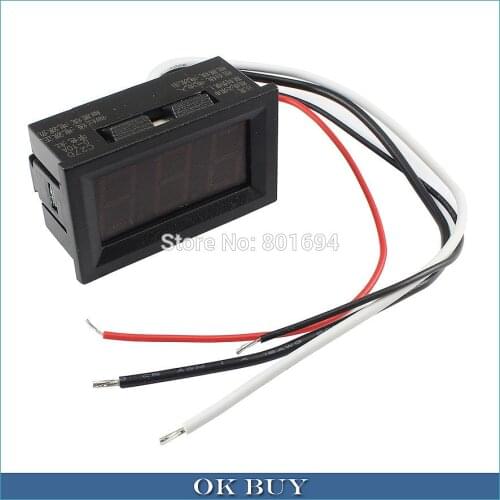 C72D 0-10A Red Dispaly Digital Ammeter DC 4-30V Power Supply