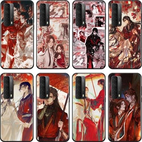 Heaven officials blessing For Huawei Y9A Y9S Y9 Y8P Y8S Y7A Y7P Y7 Y6 Y6P Y6S Y5P Y5 Prime Pro 2019 2020 Black Soft Phone Case