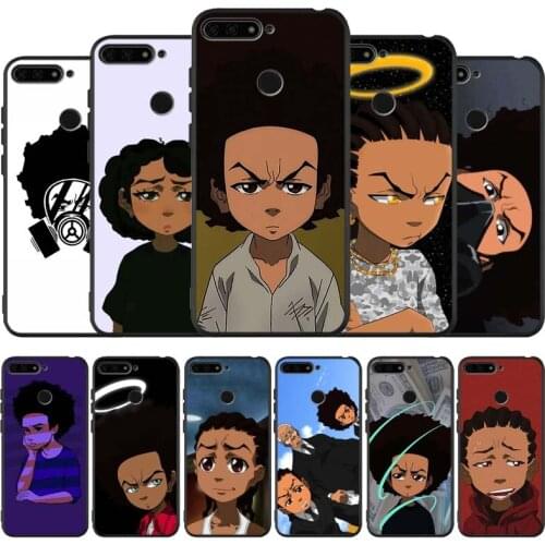 The boondocks black Silicone Phone Case For honor 30 20 Pro 8 8X 9 10 20 Lite Mate 10 20 30 Lite Pro cover