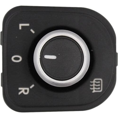 For VW Jetta MK5 Golf MK5 MK6 Rabbit Eos Passat B6 B7 3C Tiguan Car Chrome Power Side Mirror Adjust Switch Knob 5ND 959 565 B