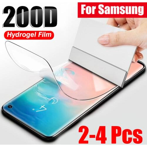 2Pcs 200D Hydrogel Film For Samsung Galaxy S21 S20 S10 S9 S8 Plus Note 20 10 9 Plus Screen Protector For Samsung S20 Ultra Film
