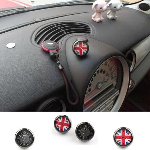 Union Jack Car Interior Air Outlet Clock Decoration for Mini Cooper JCW S F54 F55 F56 F60 R50 R53 R55 R56 R58 R59 R60 Countryman