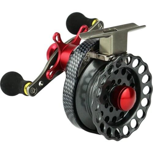4+1BB Fly Fishing Reel FBI Left/Right Baitcasting Reel 3.5:1 Fishing Reels Metal body rocker EVA handleshake fishing Wheel