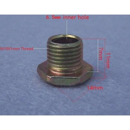 M10 Hollow screw with flanged cap m10 threaded tube lamp holder screw cover Support line Lighting accessories DIY