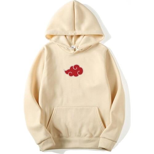 Fashion Akatsuki Cloud Symbols Print Hoodies Men Women Streetwear Sweatshirt Spring Autumn Hip Hop Oversized New Hoodies