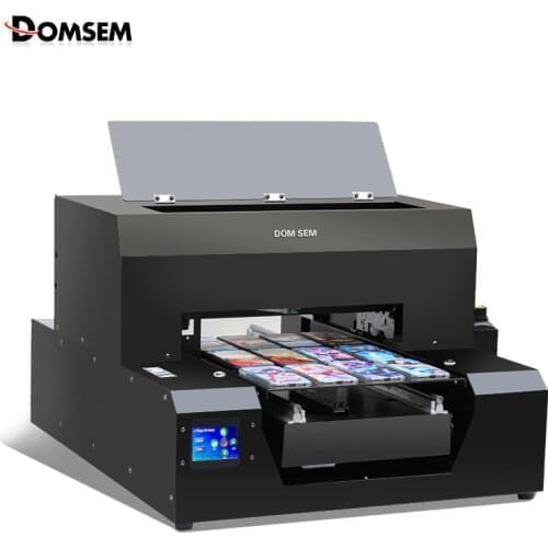 Small A3 UV Flatbed Printing Machine Photo Printers Automatic Water Fan Cooling System Inkjet For Acrylic Glass Ceramicl PVC