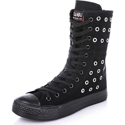 2021 new soft girl sister short medium boots a hundred princess canvas summer hot day breathable hole womens sandals