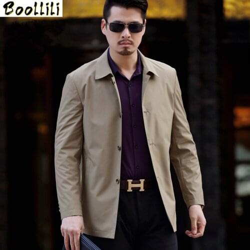 Boollili New Arrival Fashion Spring Autumn Mens Jacket Male Casual Slim Stand Collar Jackets Thin Black Jacket Men Outwear