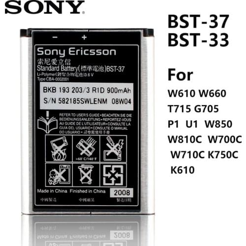 Original Replacement Sony Battery For SONY Xperia W810C W700C W710C W800 W810 W550C K750C K610 W610 W660 G705 P1 U1 W850 U10