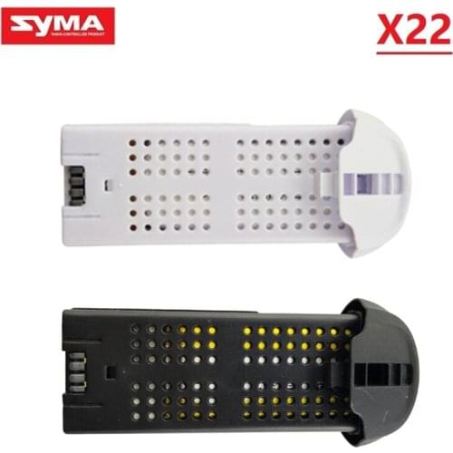 Original Battery for SYMA X22/X22W Accessories Battery for SYMA X22/X22W RC Aircraft Spare Parts 3.7V 400mah Battery Black White