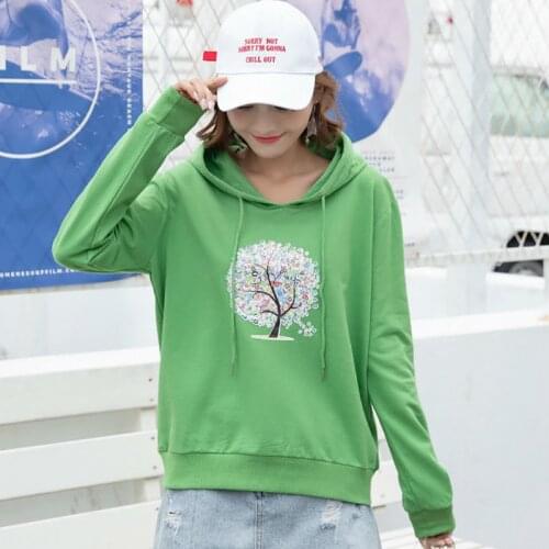 Plus Size Tops Kangaroo Pocket Sweatshirts Hot Sale Harajuku Spring Casual Vintage Korean Pullovers Hoodies Ulzzang Women RR0084