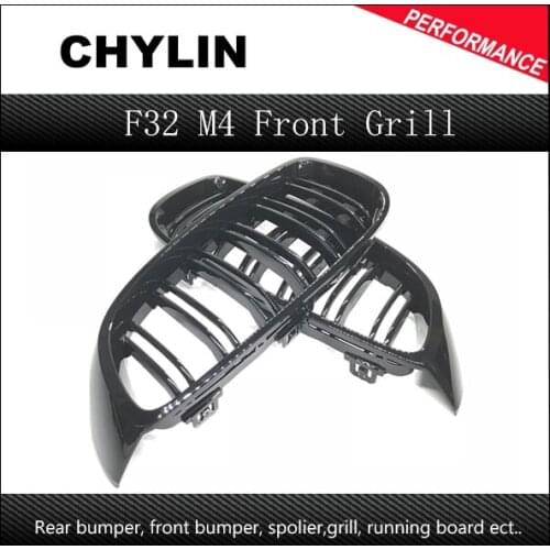 F32 F33 ABS Gloss Black Front Grill for BMW F36 F82 F83 M4 2Door Coupe Convertible 4-Series 420i 428i 435i 428d 420d 425d 2013