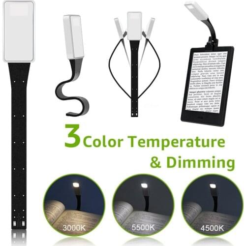 New Mini USB Led Book light Led Flexible Recharging Book Clip Lamp For Kindle Paper Magazine Reading book light luci da lettura