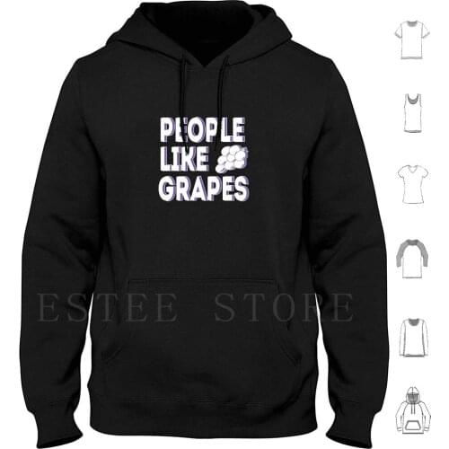 People Like Grapes Hoodies Long Sleeve Grapes Purple Achievement Hunter Achievement Hunter Teeth Teeth Lets Play Lets