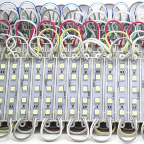 SMD 5050 5 LED Module Cool White/Warm White/Red/Green/Blue/Yellow Waterproof IP65 DC12V+Free Ship