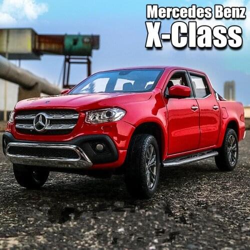 Welly 1:27 Mercedes Benz X-Class pickup truck alloy car model simulation car decoration collection gift toy Die casting
