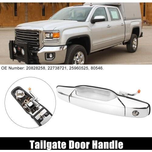 X Autohaux Car Exterior Door Handle Front Rear Left Right Plastic Vehicle Outside Door Handle for Chevrolet Avalanche 2007-2013