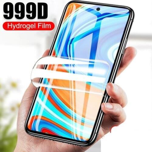 Protective Hydrogel Film For Xiaomi Redmi Note 10 5G 10S Pro Max Screen Protector for Redmi 9T Note 9T 5G