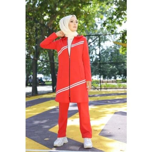 Abaya For Women Set Sport Wear Muslim Dress Fashion Pant Sweatshirt Hoodie Zipper Tunic Hijab Musulmane Clothes Islamic Turkey