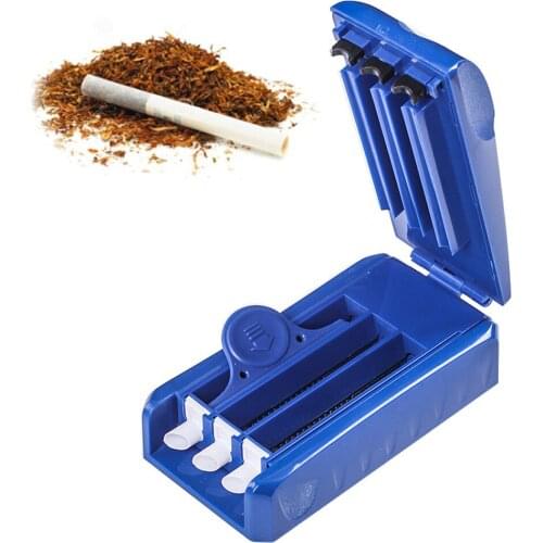 1Pcs Tobacco Roller With 3 Tubes Plastic Cigarette Roller For Rolling Tray Maker Tool For Grinder Tobacco Smoking Accessorie