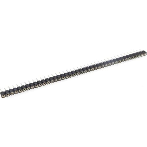 100PCS 1x40PIN 1*40 2.54MM 40PIN Round Female Pin Header Connector Free Shipping