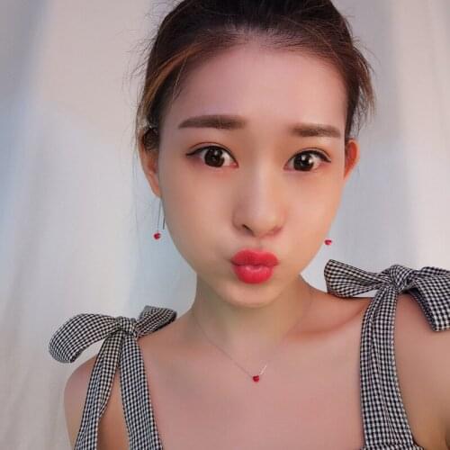 100% 925 Sterling Silver Sweet Lover Necklace Jewelry Sets European Style Fashion Earrings best Valentines Day & Christmas Gift