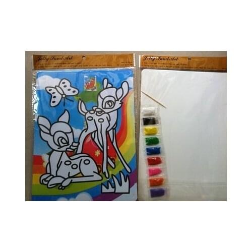 20 pcs/lot,Mixed degisns_diy Color Sand painting kits for childrens educational toys