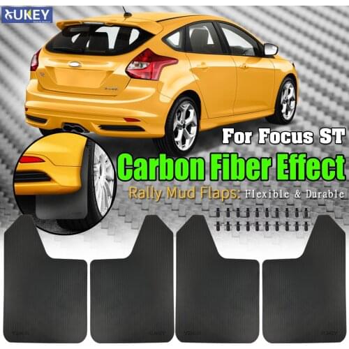 4x Mudflaps Mud Flaps Splash Guards Mudguard For Ford Focus ST RS SE ST170 ST225 ST250 ST300 RS500 Mk MK2 MK3 Mk3.5 MK4 2 3 4