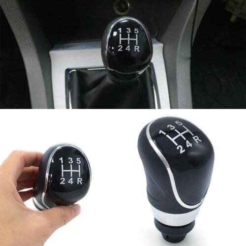 5 Speed Knob Shift Parts Replacement Black For Ford Focus Fiesta Lever