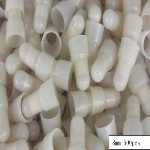 500pcs High quality 8mm copper core wire cap copper wire cap terminal wire terminal nylon flame retardant