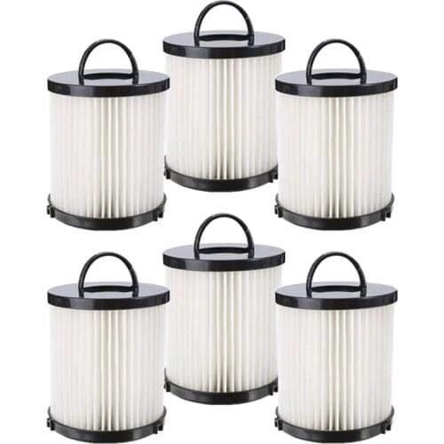 6pcs Washable Dust Cup Filters For Eureka DCF21 DCF-21 67821 68931 68931A EF91 EF-91B E1052AX HEPA Filter Vacuum Cleaner Parts