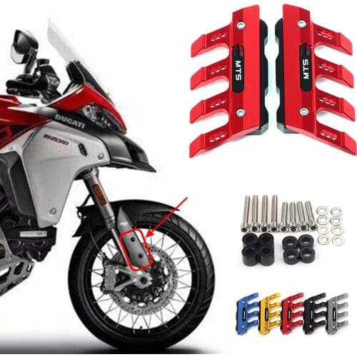 For DUCATI MTS1100 MTS1260/S MTS1260 enduro Motorcycle CNC Accessories Mudguard Side Protection Front Fender Anti-Fall Slider