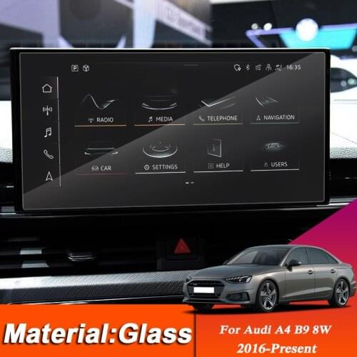 Car Styling GPS Navigation Glass Dashboard TPU Screen Protective Film For Audi A4 B9 8W 2016-Present Sticker Auto Accessories