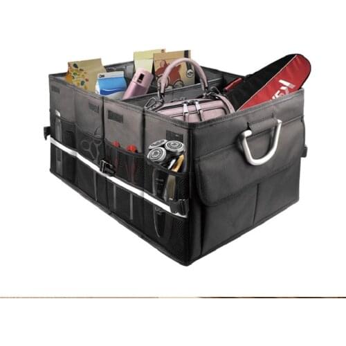 Car Storage Box Oxford Cloth Auto Accessories Car Trunk Storage Box Folding Design Storage Box Car Organizer Trunk Box