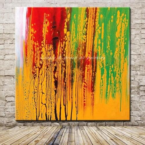 Frameless Paintings Hand-painted Modern Abstract Oil Painting On Canvas Wall Art Pictures For Living Room Wall Decor Unique Gift