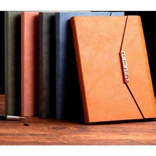 A5 Notebook 2022 Diary Portable Journal Double Side Notepad PU Cover Waterproof Material Notebooks Booklet School Office Supplie