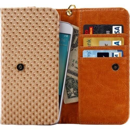 BQ Mobile BQ-6042L Magic E geometric design card case cover (2020)
