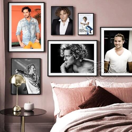 David Bisbal Ferre Singer Music Wall Art Prints Poster, Star Portrait Modern Canvas Painting, Wall Hanging Stickers Home Decor