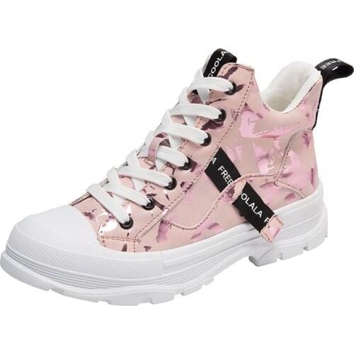 Autumn 2021 New Women Sports Sneakers High Top Shoes Female Vulcanized Womens Casual Breathable Mesh Walking Shoes Ladies