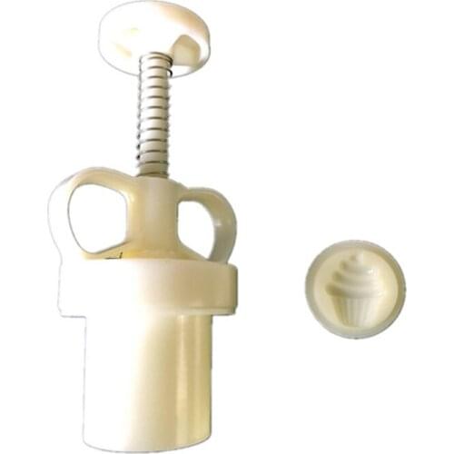 Round Hand Press 2 Stamps Avocado Ice Cream Mooncake Mold Mid Autumn Festival DIY Hand-Pressure Decoration Cookie Baking